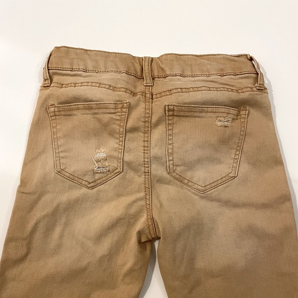 Ripped tan/brown jeans - Picture 2 of 2